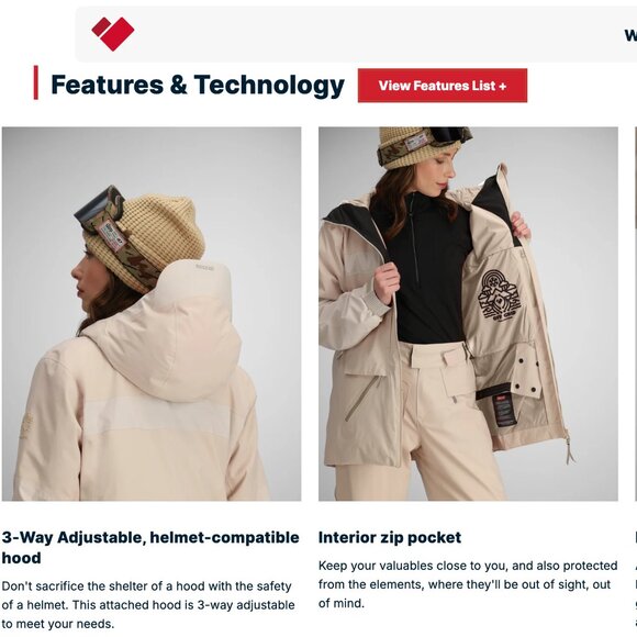 NWT Obermeyer Oberreute Ski Snowboard Winter Jacket with RECCO System Size Large - Picture 4 of 8